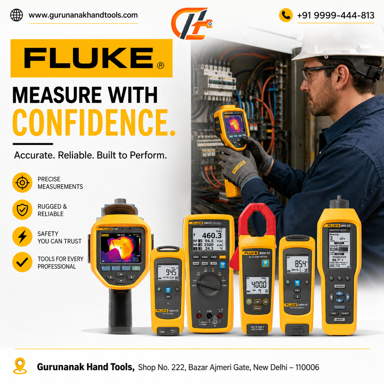 Fluke Measurement Tools in Delhi